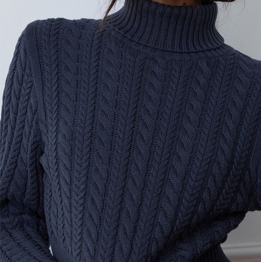 PacSun LA Blues Cotton Cable Knit Cropped Sweater  XS 90's Minimalist Classic